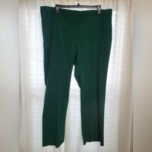 Hunter green Limited Lean Bootcut pants, size 22W